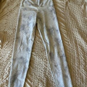 Gray Patterned Leggings